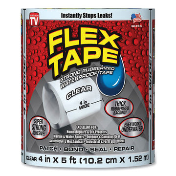 Flex Seal General Purpose Repair Tape, 4" X 1.67 Yds, Clear freeshipping - TVN Wholesale